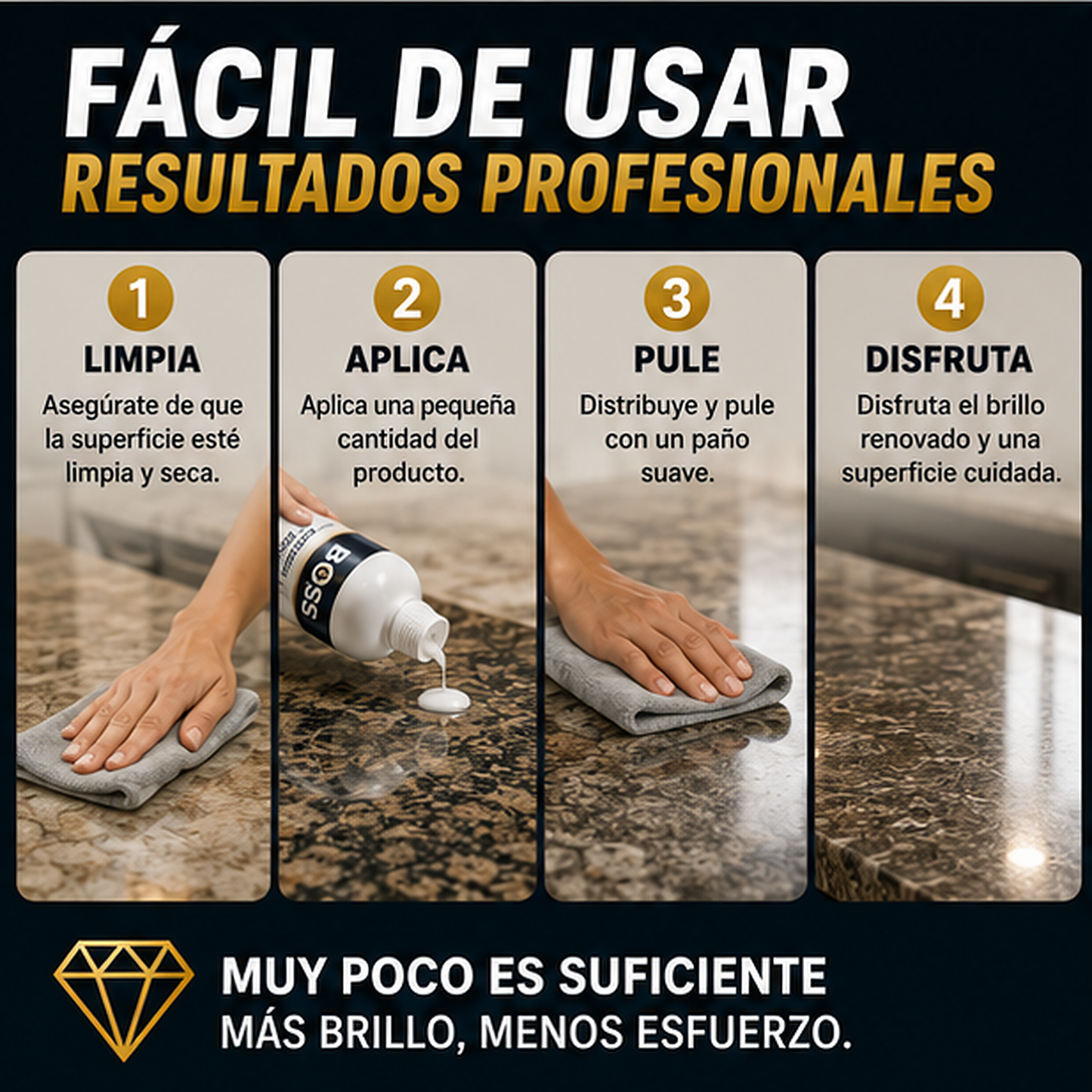 Stone Crystal – Renueva Superficies Opacas y Devuelve el Brillo