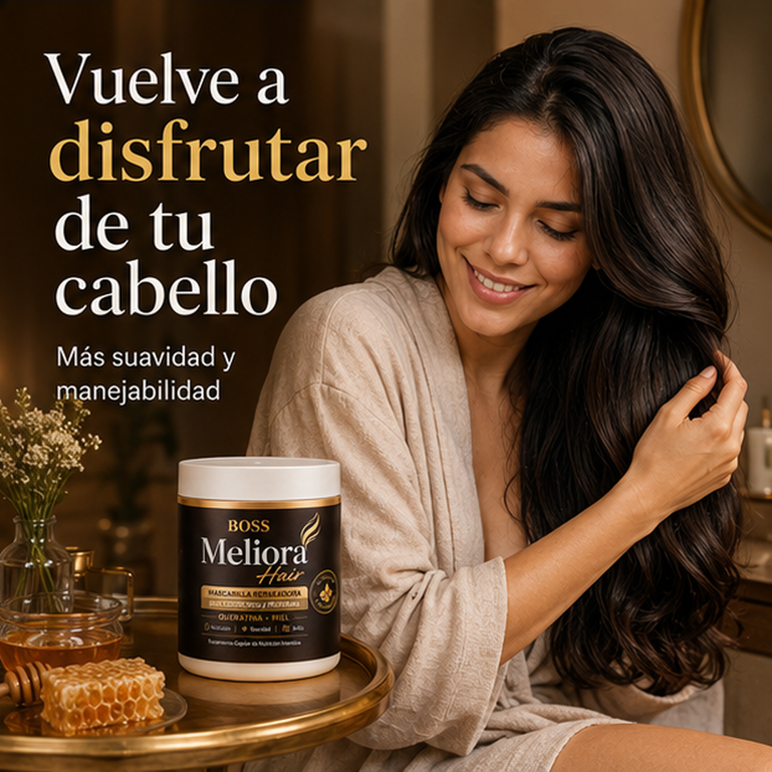 Boss Meliora Hair | Mascarilla Reparadora para Cabello Seco y Maltratado