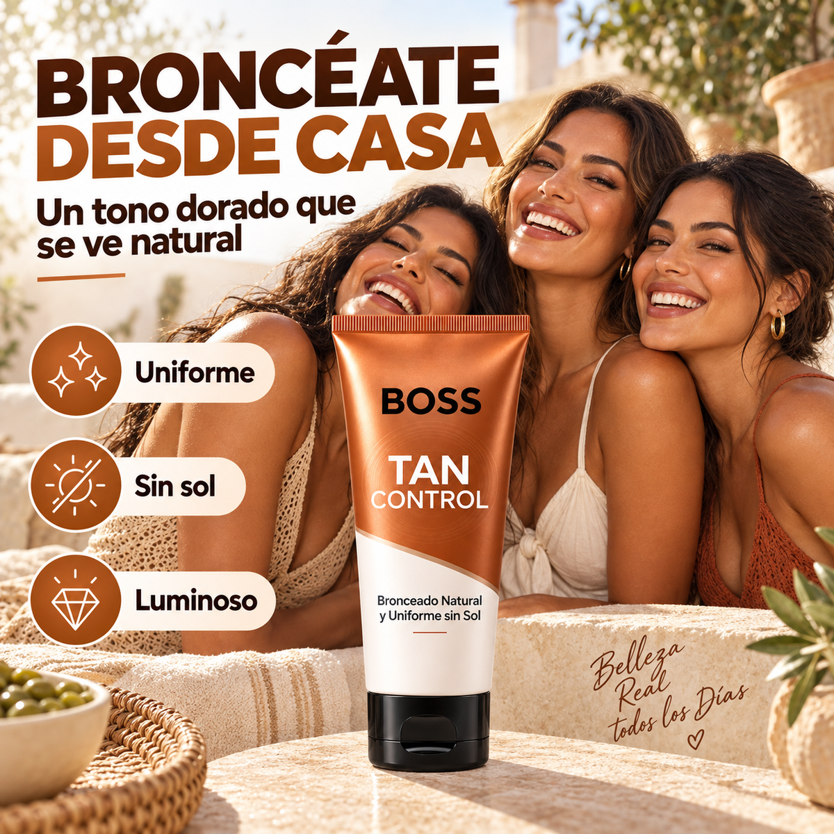 BOSS Tan Control – Bronceado Natural y Uniforme sin Sol