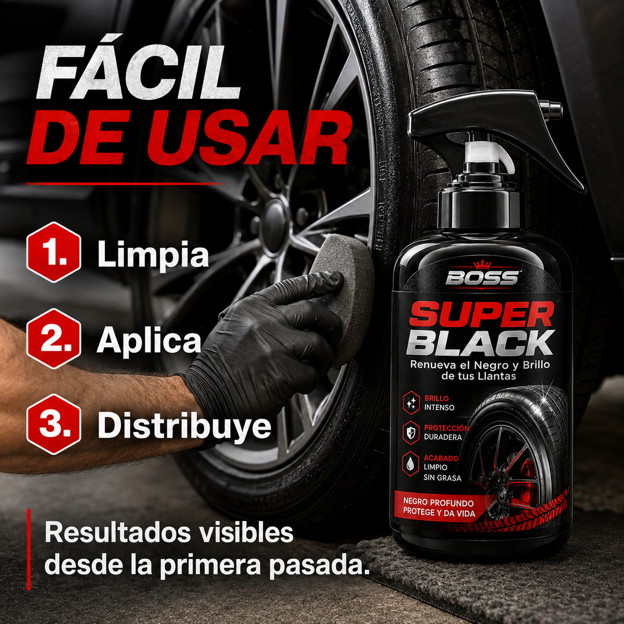 Super Black – Renueva el Negro y Brillo de tus Llantas