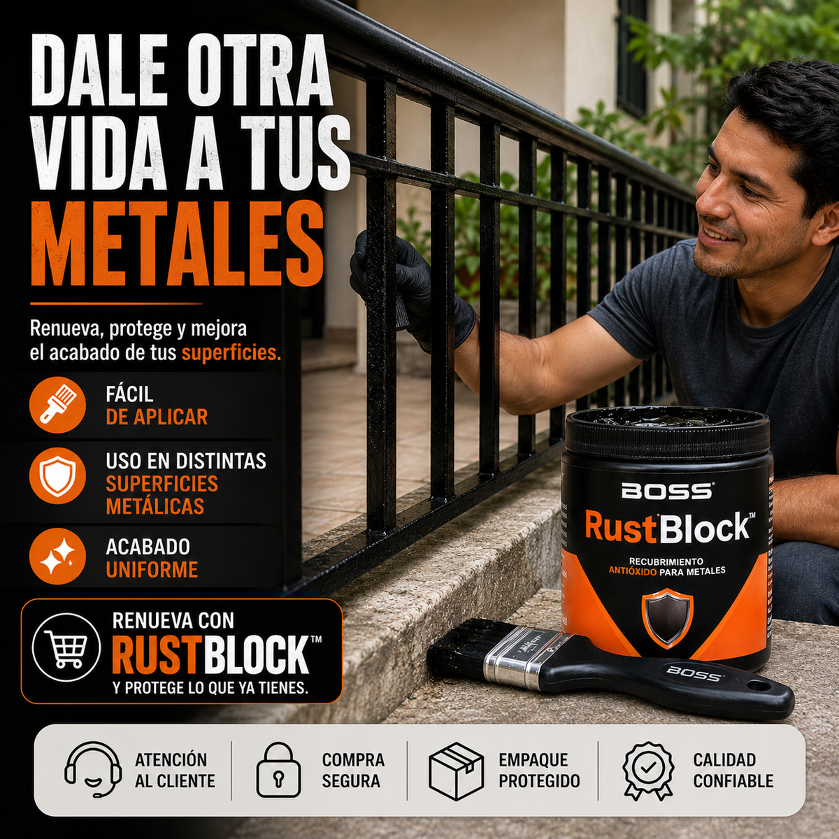 RustBlock™ | Recubrimiento Antióxido para Metales