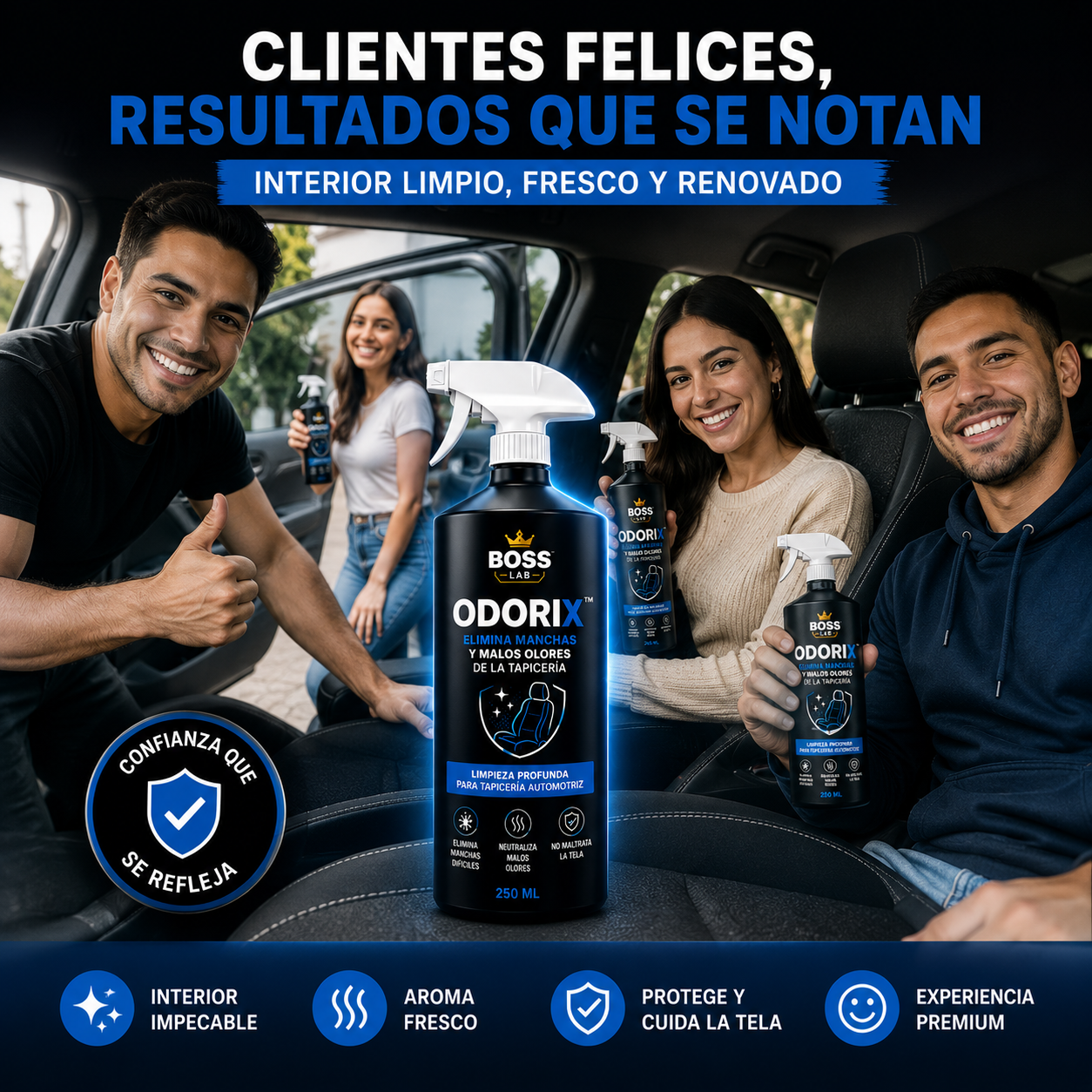 ODORIX™ – Elimina Manchas y Malos Olores de la Tapicería