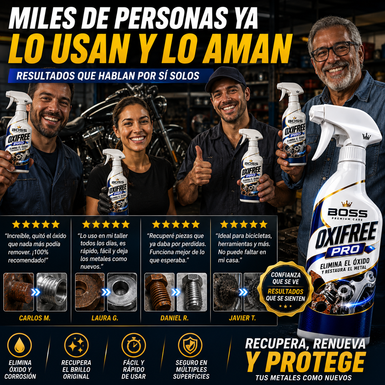 👑BOSS OxiFree Pro | Elimina el Óxido y Restaura el Metal