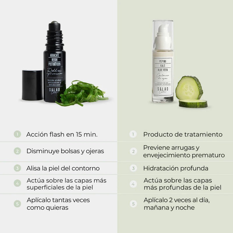 Fresh Eyes Roll-On – Frío activo para bolsas, ojeras oscuras y patas de gallo