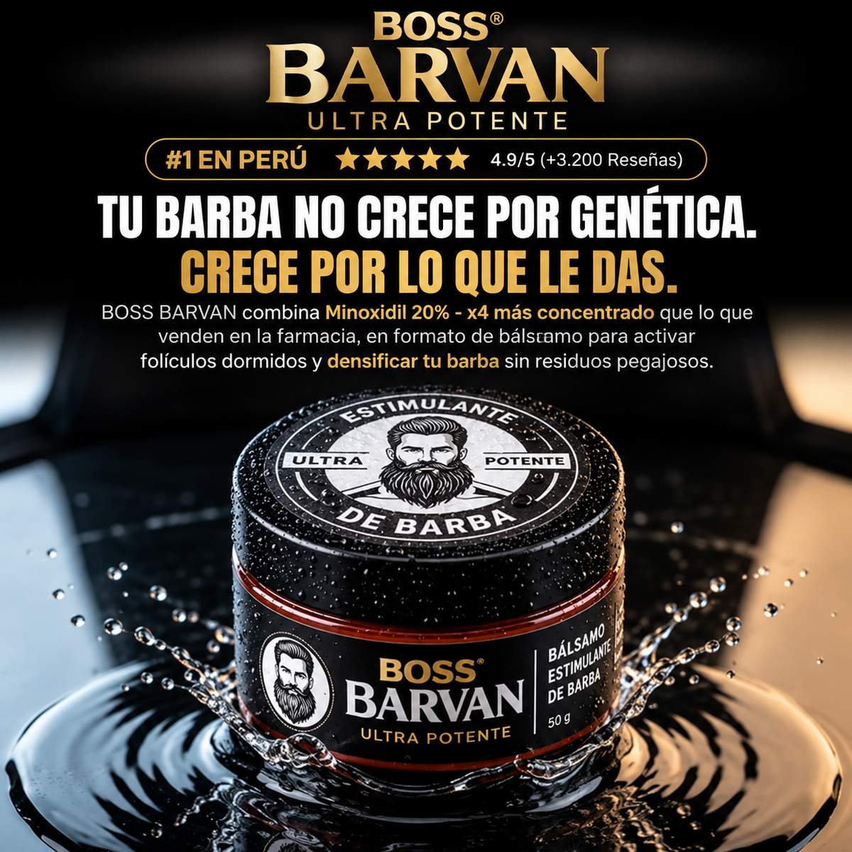 BOSS BARVAN Bálsamo para Barba