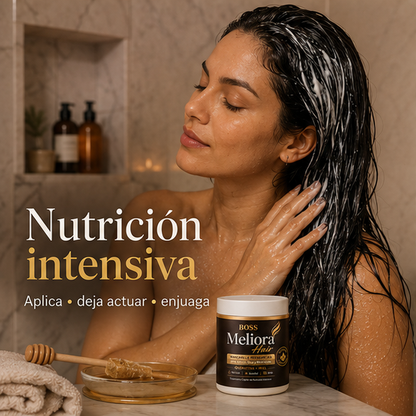 Boss Meliora Hair | Mascarilla Reparadora para Cabello Seco y Maltratado