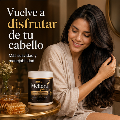 Boss Meliora Hair | Mascarilla Reparadora para Cabello Seco y Maltratado
