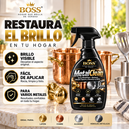 Spray MetalClean – Removedor Instantáneo De Latón y Cobre