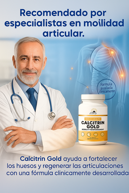 Calcitrin Gold – Fórmula patentada para prevenir desgaste articular y conservar masa ósea