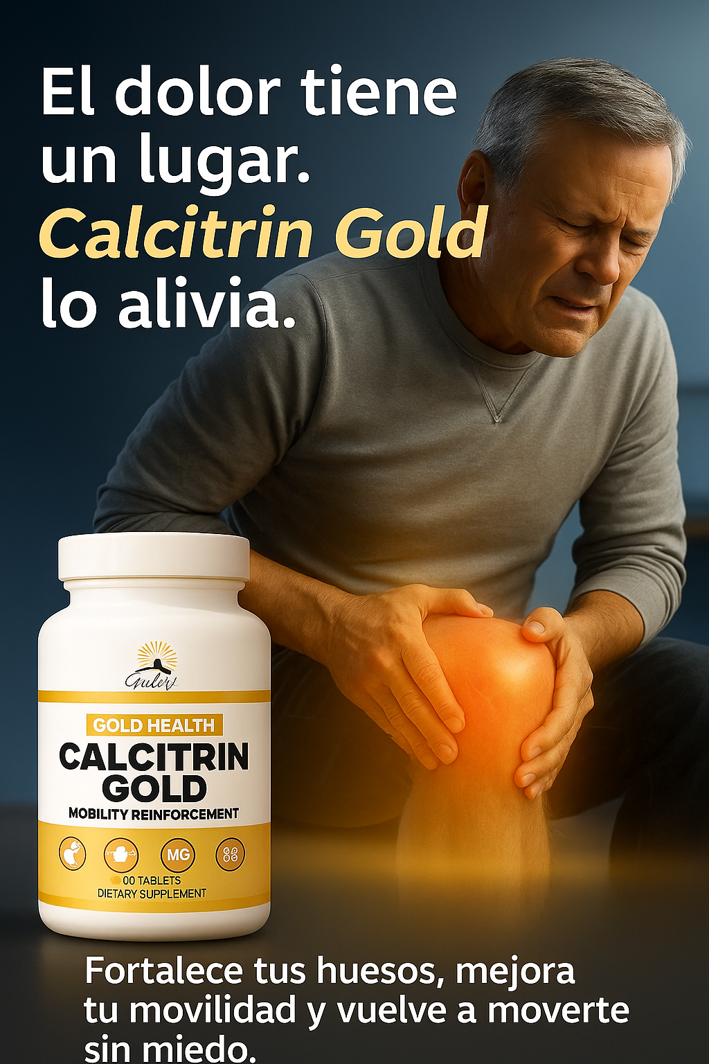 Calcitrin Gold – Fórmula patentada para prevenir desgaste articular y conservar masa ósea