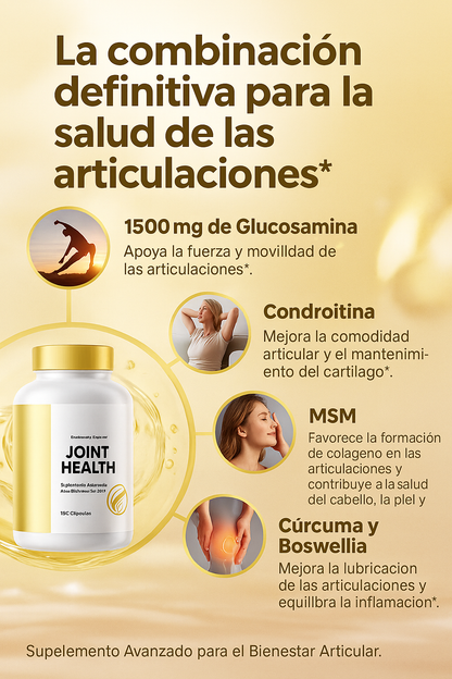 Joint Health-Fórmula avanzada para regenerar cartílagos y aliviar el dolor articular