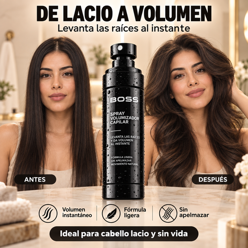 Spray Volumizador Capilar – Levanta las Raíces y Da Volumen al Instante