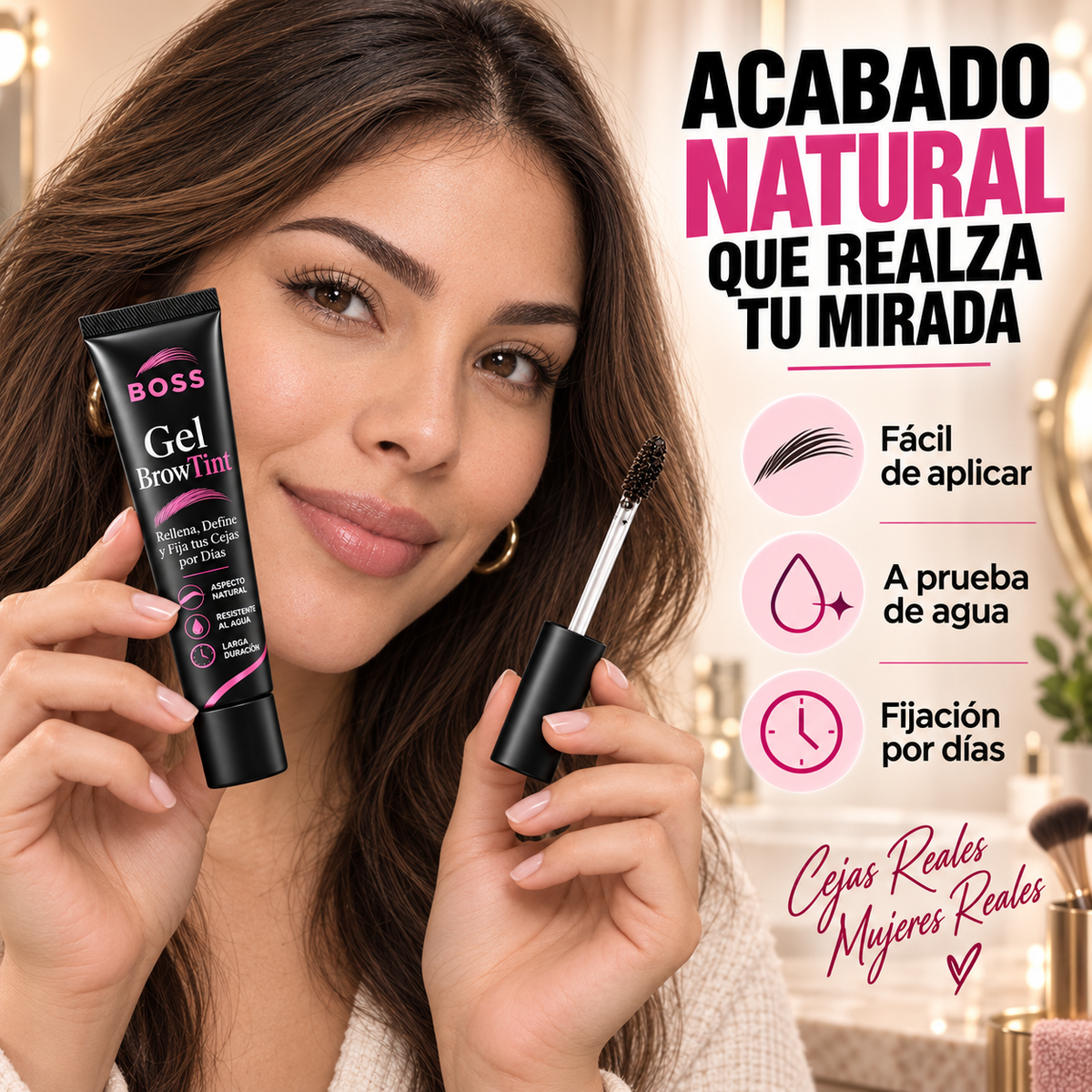 Gel BrowTint – Rellena, Define y Fija tus Cejas por Días