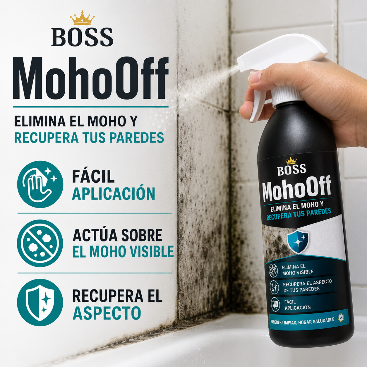 MohoOff – Elimina el Moho y Recupera tus Paredes