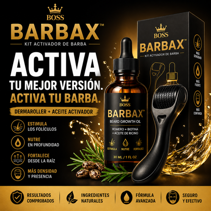Boss BARBAX™   | Kit Activador de Barba BARBAX™