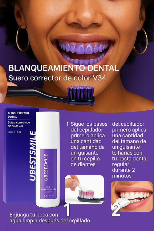 OBSESSIVE- Pasta dental blanqueadora morada