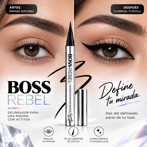 BOSS REBEL - Delineador para una mirada con actitud