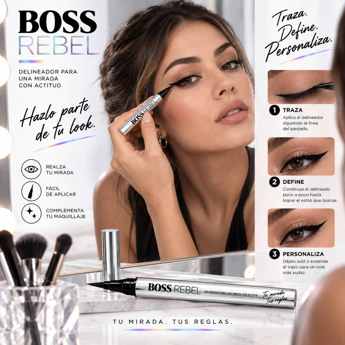 BOSS REBEL - Delineador para una mirada con actitud
