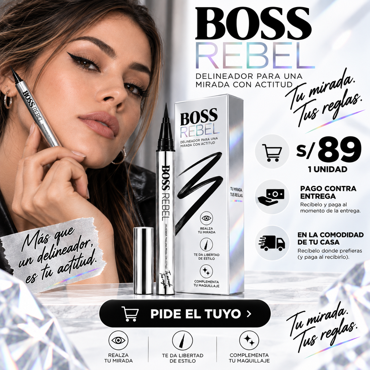 BOSS REBEL - Delineador para una mirada con actitud