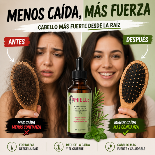 Mielle Rosemary Oil – Reduce La Caída Y Estimula El Crecimiento