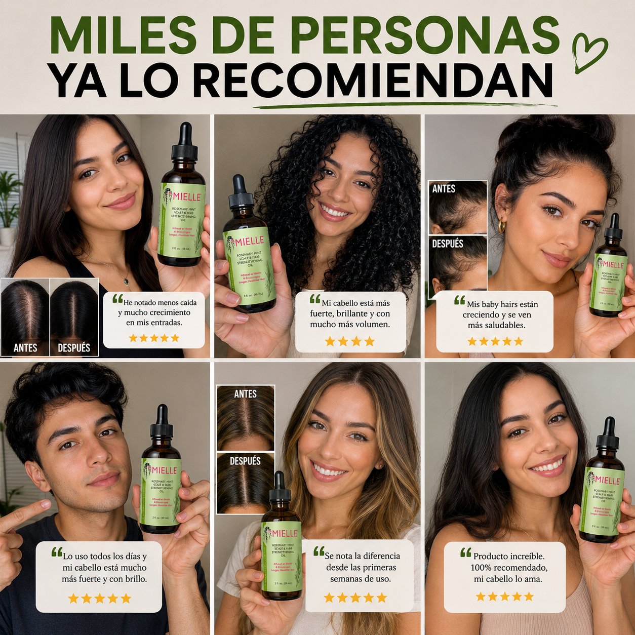 Mielle Rosemary Oil – Reduce La Caída Y Estimula El Crecimiento