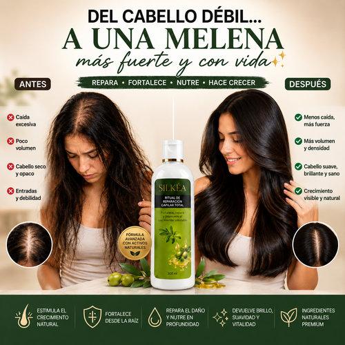 SILKÉA-Tratamiento Herbal de Recuperación Capilar