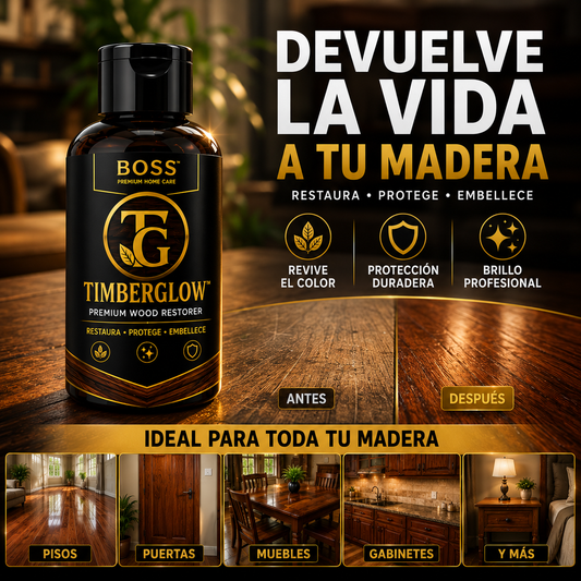 BOSS TIMBERGLOW™ – Restaura el Brillo y Color Original de tu Madera