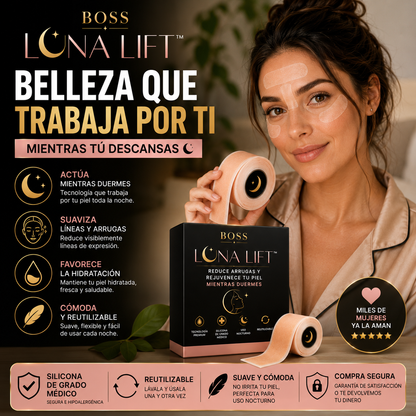 BOSS LUNA LIFT™ – Reduce Arrugas y Rejuvenece tu Piel Mientras Duermes