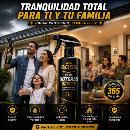 Tapa Goteras Negro – Sella Filtraciones y Protege tu Techo