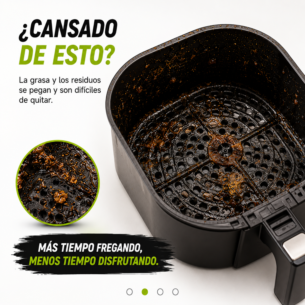 AIR CLEANER MAX | Spray limpiador para grasa y residuos de Air Fryer