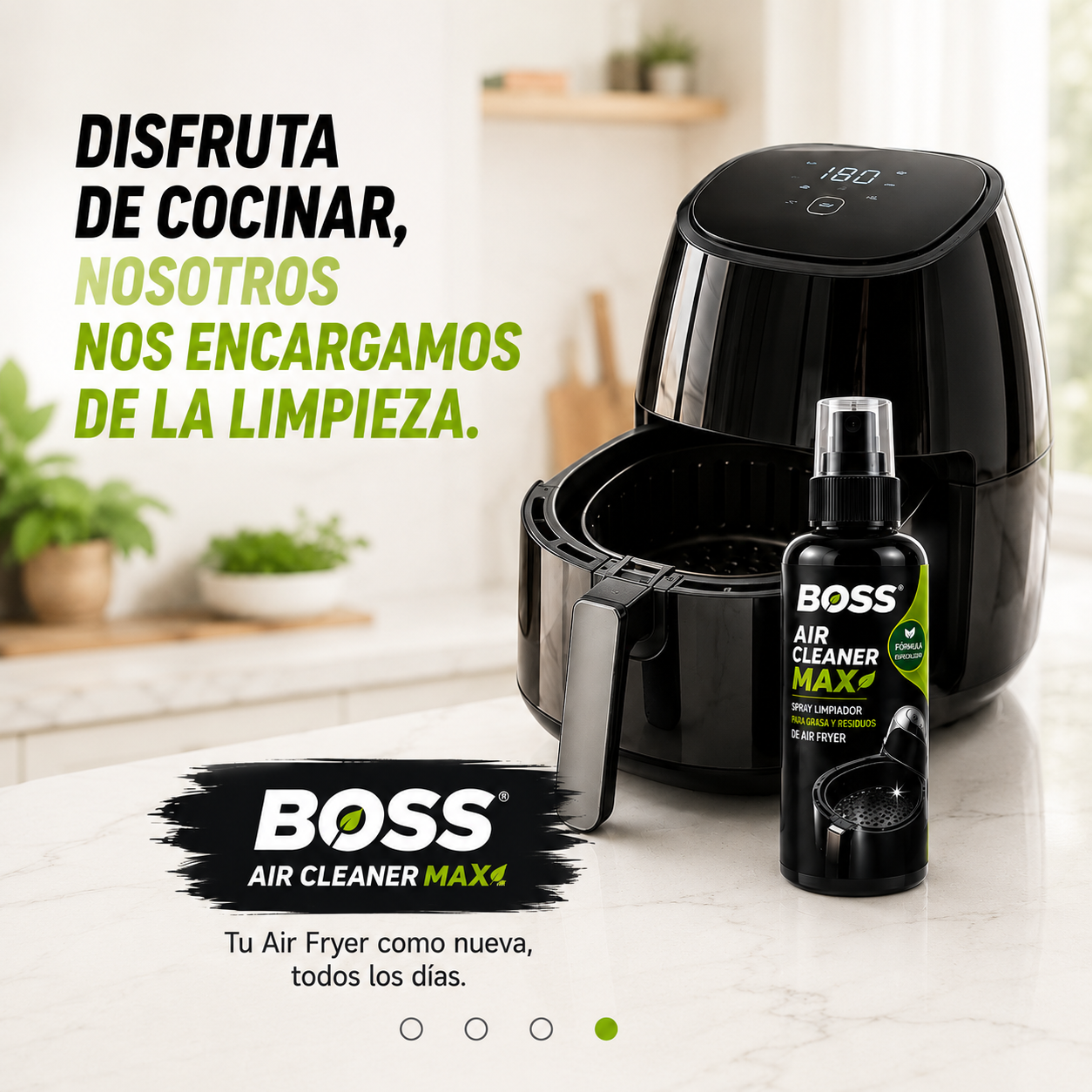 AIR CLEANER MAX | Spray limpiador para grasa y residuos de Air Fryer