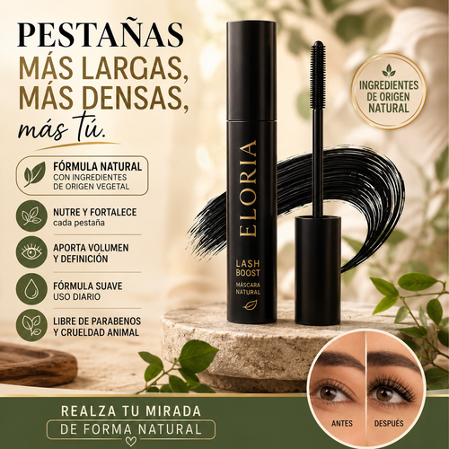 ELORIA™ – Hasta 3X Más Longitud y Volumen Mientras Cuida tus Pestañas