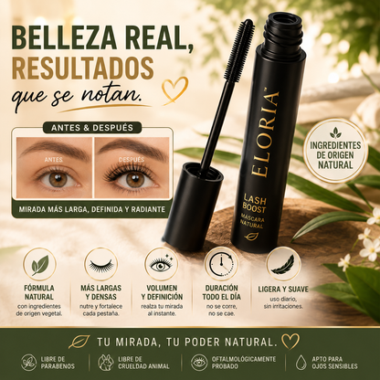 ELORIA™ – Hasta 3X Más Longitud y Volumen Mientras Cuida tus Pestañas