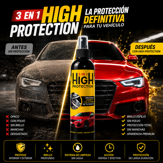 High Protection 3 en 1 – Limpia, Protege y Renueva en Minutos