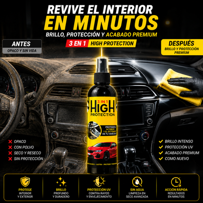 High Protection 3 en 1 – Limpia, Protege y Renueva en Minutos