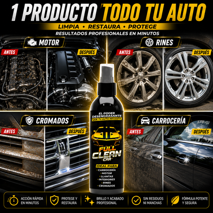 Full Clean Car – Recupera el Aspecto Como Nuevo