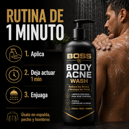 Body Acne Wash – Reduce los Brotes y Destapa los Poros