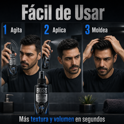 TITAN Spray Texturizante – Aumenta el Volumen y Disimula Zonas Claras