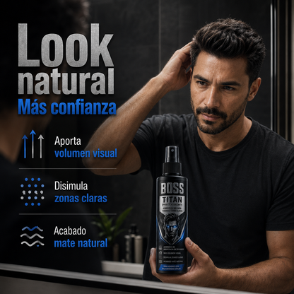 TITAN Spray Texturizante – Aumenta el Volumen y Disimula Zonas Claras