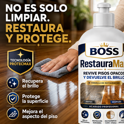 RestauraMax® – Revive Pisos Opacos y Devuelve el Brillo