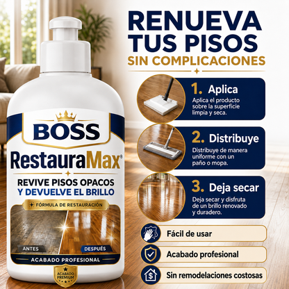 RestauraMax® – Revive Pisos Opacos y Devuelve el Brillo