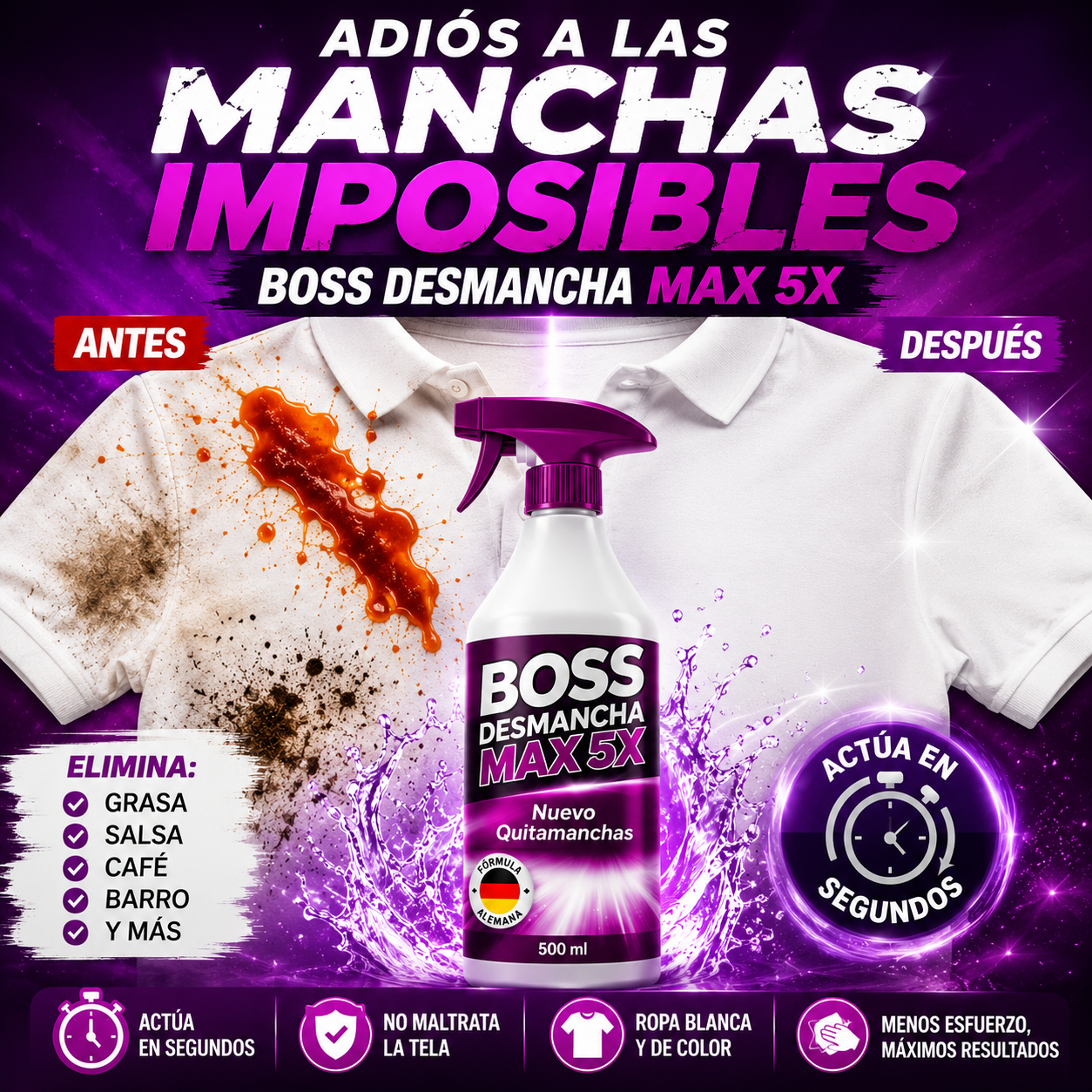Boss Desmancha Max 5X