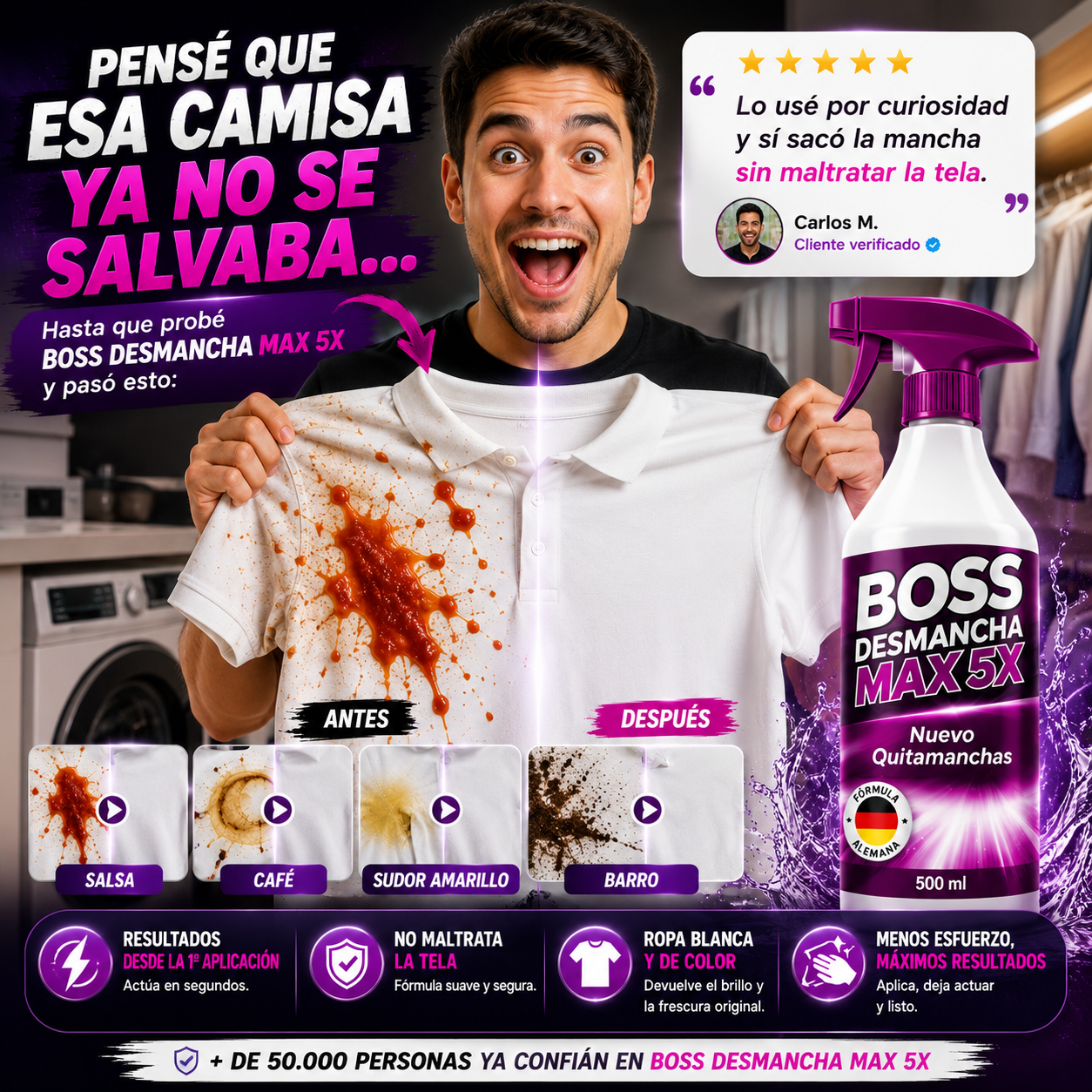 Boss Desmancha Max 5X