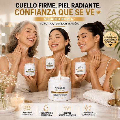 NeckLift Korea™ – Reduce la Apariencia de Flacidez y Reafirma la Piel del Cuello