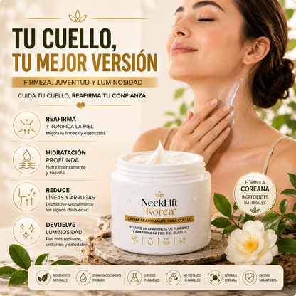 NeckLift Korea™ – Reduce la Apariencia de Flacidez y Reafirma la Piel del Cuello
