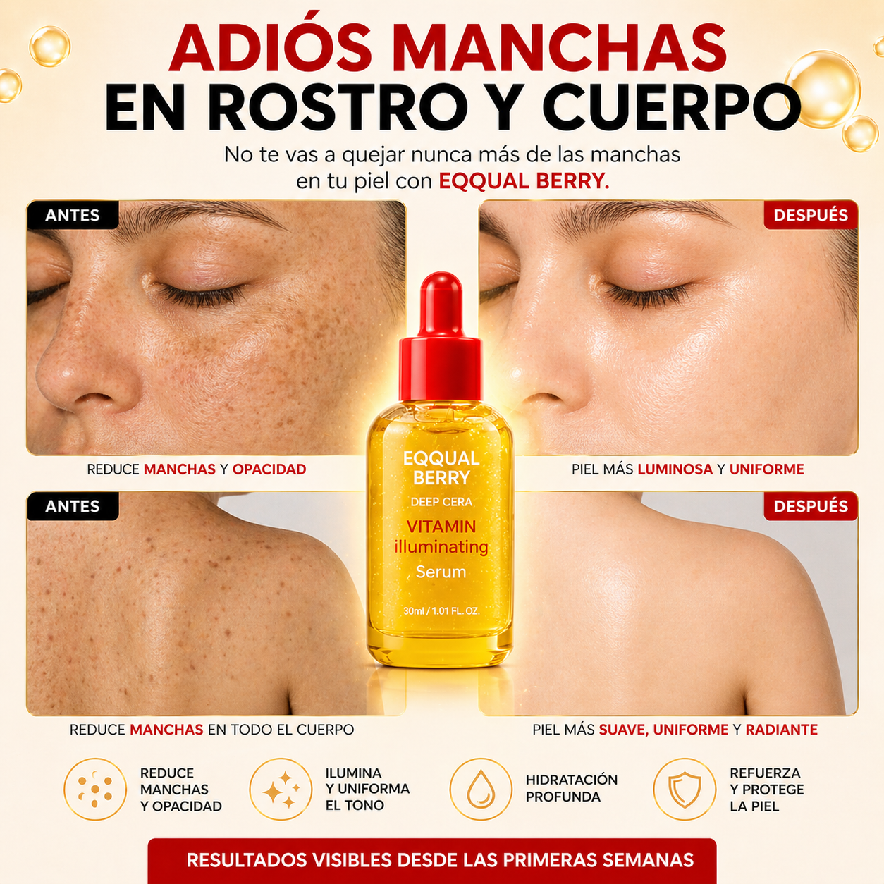 EqualBerry™ - Piel Radiante sin Manchas