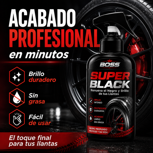 Super Black – Renueva el Negro y Brillo de tus Llantas
