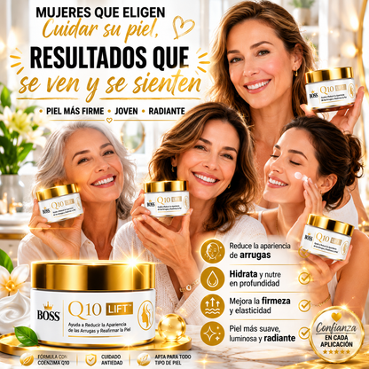 BOSS Q10 LIFT™ – Ayuda a Reducir la Apariencia de las Arrugas y Reafirmar la Piel