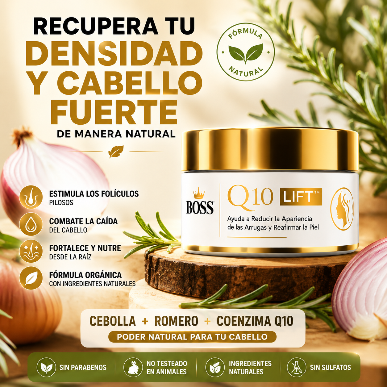 BOSS Q10 LIFT™ – Ayuda a Reducir la Apariencia de las Arrugas y Reafirmar la Piel