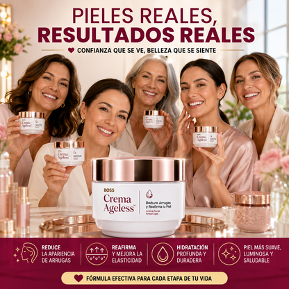 Crema Ageless™ – Reduce Arrugas y Reafirma tu Piel